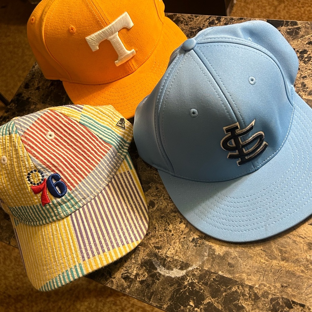 Blue Baseball Cap with Logo